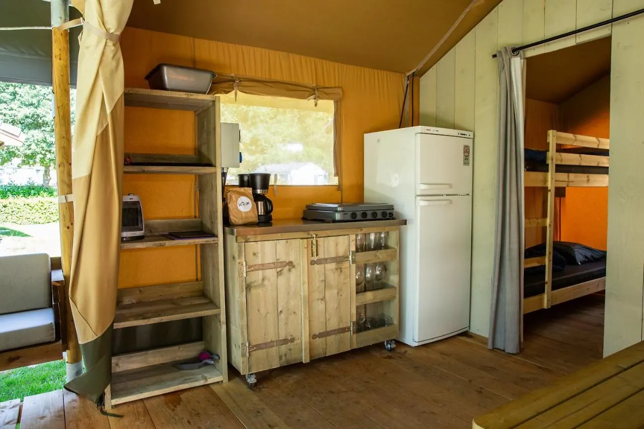 Safari tent at Camping Val d'Or Hotel Enscherange Luxembourg